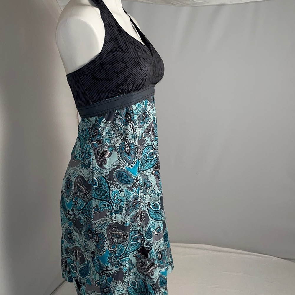 Athleta Pack Everywhere Dress gray teal white 8p - Picture 2 of 13